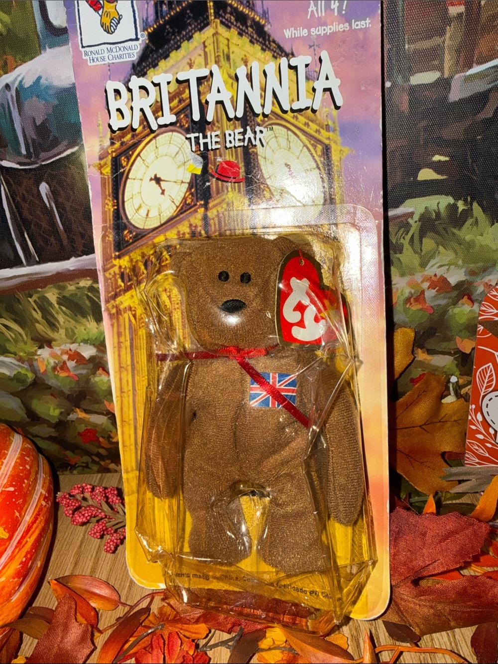 Vintage-Ty Beanie Babies New Glory Britannia, The 🐻 Bear